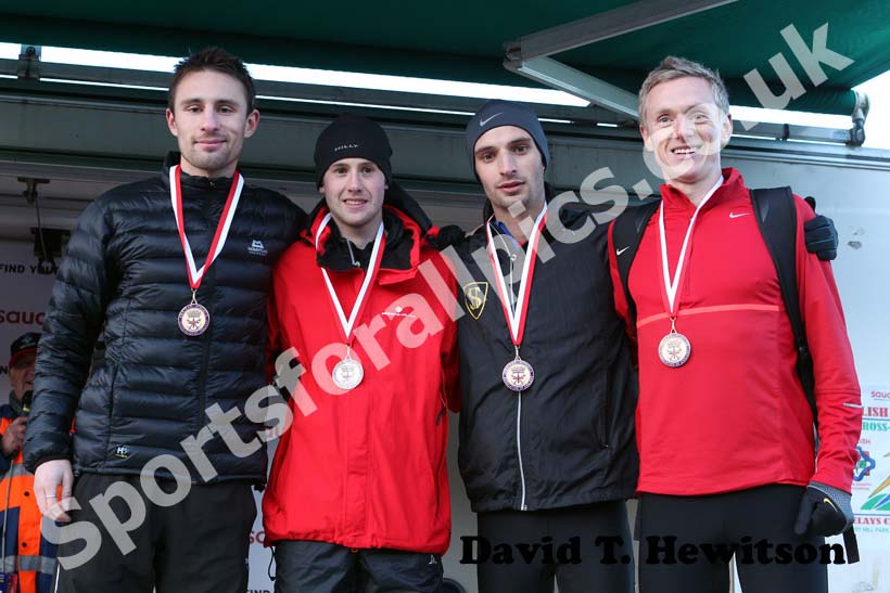 Stockport 3rd in the senior mens 2012 National Cross Country Relay Championships.